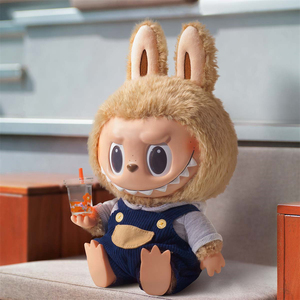 Officiel POP MART LABUBU the MONSTERS TIME to CHILL SERIES Adorable Peluche en Vinyle Jouet Poupée Mignonne 37cm Grande Unique Créative Meilleur Cadeau - Product Image 3