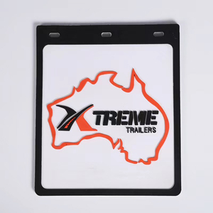 Protetor de Lama de Borracha Personalizado de Boa Qualidade para Caminhão com Seu Logo Acessórios para Caminhão Protetores de Lama PVC 24x30 Polegadas - Product Image 6