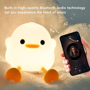 Lampe <span class=keywords><strong>de</strong></span> <span class=keywords><strong>nuit</strong></span> mignonne en forme <span class=keywords><strong>de</strong></span> canard avec haut-parleur, machine à sons apaisants, sons naturels, machine à dormir pour bébé, lumière nocturne colorée, <span class=keywords><strong>bruit</strong></span> blanc - Product Image 5
