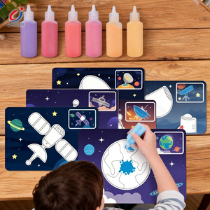 Juguete de Pintura de Arena Chengji, Materiales Educativos, Tema Espacial de Dibujos Animados, Juguetes Promocionales, Kit de Pintura <span class=keywords><strong>para</strong></span> Niños, <span class=keywords><strong>Manualidades</strong></span> - Product Image 2