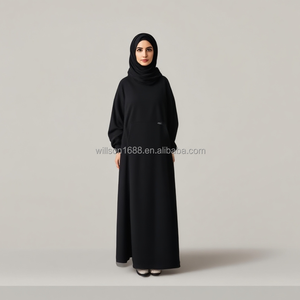 OEM High Quality 2-Piece Set For Muslim Women Casual Loose Fit Sweat + Skirt Full Cover Oversized Relaxed Fit Autumn Season - Product Image 4