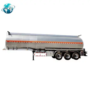 China manufacturer aluminum fuel tanker semi truck trailer price