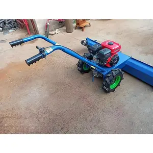 Manual start Flood dragon type snow sweeper household snow clearing equipment