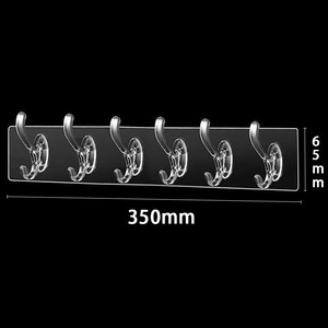 Wholesale Seamless Multi-Purpose Coat Hat <strong>Hook</strong> <strong>Wall</strong> Mounted Plastic Sticky <strong>Hooks</strong> Kitchen Non Punching Trackless <strong>Wall</strong> <strong>Hook</strong> - Product Image 4