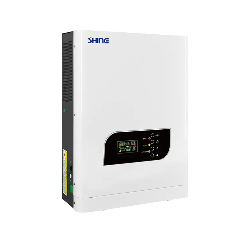 SHINE 3KW 5KW 10KW低周波オフグリッド10ms UPSMPPTソーラーシステム家庭用スマートバッテリー充電器ソーラー発電機