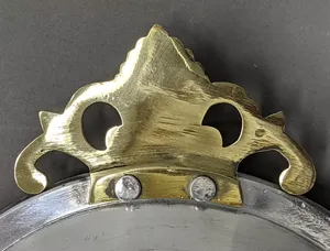 Bandeja de Chocolate ovalada de Metal de buena calidad, plato de diseñador hecho a mano pulido brillante, bandeja de servicio con estilo clásico para venta de exportación - Product Image 5