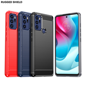 Funda de teléfono suave de silicona Tpu a prueba de golpes, accesorios para teléfono móvil superventas, funda trasera de fibra de carbono para <span class=keywords><strong>Motorola</strong></span> G60S - Product Image 1