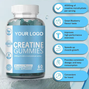 Goma de creatina monohidratada de etiqueta privada OEM Goma de creatina preentrenamiento para el crecimiento muscular - Product Image 3