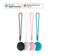 Traceur intelligent double système compatible avec Apple Find My et Android Google Find Hub, étui magnétique, localisateur Bluetooth pour animaux de compagnie et clés