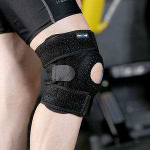 <span class=keywords><strong>Rodillera</strong></span> deportiva totalmente ajustable con estabilizador de rótula abierta Diseño antideslizante <span class=keywords><strong>para</strong></span> un soporte y protección óptimos - Product Image 6