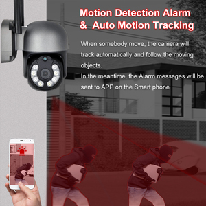 Cámara de Seguridad TUYA SMART LIFE 1080p para Exteriores, Visión Nocturna, Wifi, PTZ, Tipo Domo, Color Gris - Product Image 4