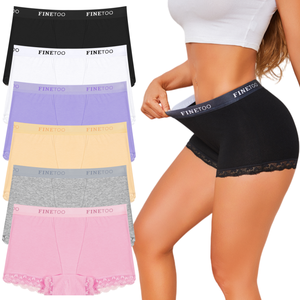 Nuovi Boxer da Donna in Cotone 2026 a Vita Alta con Cintura a Lettere, Comodi per l'Uso Quotidiano - Product Image 1