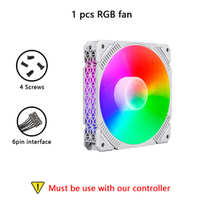 Vente en gros Logo personnalisé boîtier PC ventilateurs 120mm refroidisseur ventilateur rvb échantillon gratuit 12V CPU refroidisseur boîtier LED lumière ventilateurs de jeu