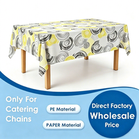 Nappe de table rectangulaire de luxe au design populaire, imperméable, élégante, pour embellir la table
