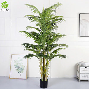QIHAO Palmier Phénix Artificiel 180cm 210cm Hauteur, Plante Décorative d'Intérieur et d'Extérieur à Haute Simulation - Product Image 2