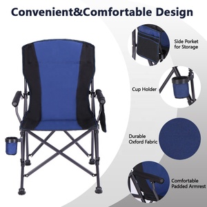 YILU Silla de playa plegable portátil para acampar Capacidad Silla resistente para exteriores Silla de viaje para campamento Plegable para exteriores - Product Image 6