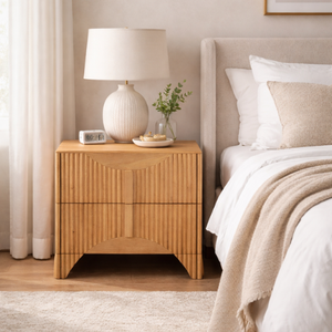 Contemporary Wooden Nightstand 2 Drawer <b>Bedside</b> <b>Table</b> Bedroom Furniture Living Room Storage Cabinet Wholesale Price - Product Image 5