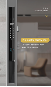 Extérieur étanche Ttlock Tuya Wifi APP serrures intelligentes porte en aluminium électrique Code numérique empreinte digitale serrure de porte coulissante verre <span class=keywords><strong>D2</strong></span> - Product Image 4