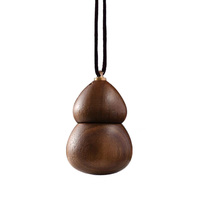 Noyer gourde boule bouteille Style Antique haut de gamme sûr pendentif huile essentielle diffuseur de parfum intérieur de voiture