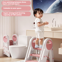 Hochwertige Baby leiter Kleinkind Toilette Trainings sitz Küchen helfer Hocker Kinder Faltbarer Lernt urm