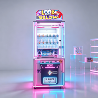 Machine à prix à suspendre commercial, à monnayeur et à code QR, avec jeu d'arcade à boîtes mystères, pour centres commerciaux et lieux de divertissement