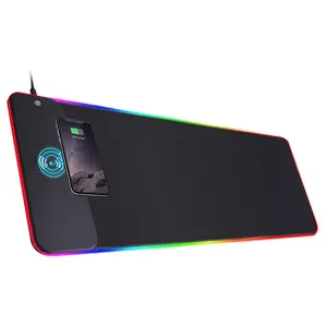 Tappetino per Mouse morbido di alta qualità in gomma <span class=keywords><strong>personalizzato</strong></span> con Logo tappetino per Mouse con ricarica Wireless - Product Image 1