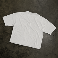 Kaos Grafis Heavyweight OEM, Kaos Acid Wash, Kaos Polos untuk Sablon, Kaos Putih Distressed, Kaos Scoop Neck