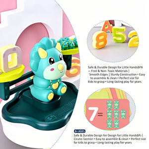 Juego Educativo AiJH para el Aprendizaje Temprano, Balanza de Conteo por Voz, Juguete de Matemáticas Montessori con Pesas y Números, con 30 Tarjetas Aritméticas - Product Image 2