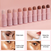 Stick de maquillage pour le visage, personnalisé, minéral, imperméable, longue tenue, blanchissant, nourrissant, correcteur, contour, fini mat, couleur naturelle