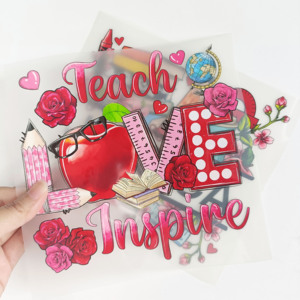 Disegni di trasferimento di calore dell'insegnante di trasferimento di calore di stampa serigrafica Dtf all'ingrosso personalizzati <span class=keywords><strong>per</strong></span> magliette - Product Image 2