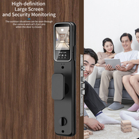 Cerradura Inteligente para Puerta CS7 con Reconocimiento Facial 3D, Aleación de Aluminio, Funciona con Tuya WiFi, Control Remoto, Alarma Antirrobo, Fácil Instalación, Nube