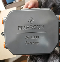 Kit complet de passerelle sans fil Emersons 1410S avec antenne intelligente 781S / Portée de 400 m / Boîtier en aluminium IP65 pour la surveillance des raffineries de pétrole et de gaz