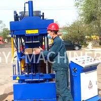 Machine automatique SHENGYA pour la fabrication de briques en terre cuite emboîtables – Moteur de pompe à haute efficacité pour blocs de terre à pression hydraulique