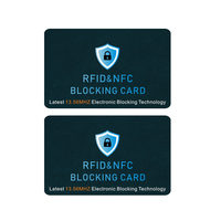 Умная карта-блокиратор сигналов для защиты от RFID и электронного считывания данных, для использования в магазинах и для промоакций