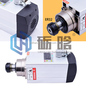 GDZ120 * 103 gdz ER32 4.5kw 18000RPM แกนหมุนระบายความร้อนด้วยอากาศสำหรับเครื่องเราเตอร์สปินเดิลมอเตอร์ - Product Image 4