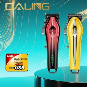 DALING Tondeuse à cheveux professionnelle DL-1921 avec tête réglable USB Rechargeable pour les coiffures <span class=keywords><strong>Pompadour</strong></span> pour hommes pour les salons de coiffure - Product Image 3