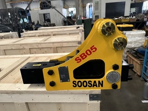 Martillo Hidráulico Lateral SOOSAN SB 05 Certificado, Nuevo Motor para Miniexcavadoras Bobcat, Minicargadoras de 0.8-2.5 Toneladas, Demolición 1 - Product Image 4