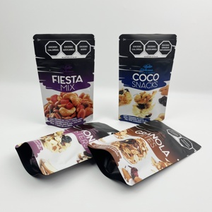 Grappes d'Amandes Granola Bites Snack Pouches Stand-Up Zipper Bag avec Mix Design Réutilisable et Refermable <span class=keywords><strong>Petit</strong></span> quantité minimale de commande - Product Image 3