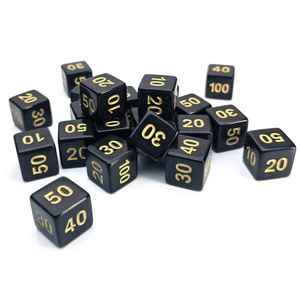 ลูกเต๋า 6 หน้า สำหรับเกมกระดาน พิมพ์ลายตามสั่ง สีดำ รุ่น Ptcg พร้อมตัวบอกจำนวนเลือด ราคาโรงงาน - Product Image 4