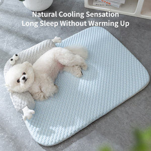 Venta al por mayor de verano PP algodón mascota alfombra fresca auto refrigeración mascota sofá cojín refrigeración camas para mascotas - Product Image 3