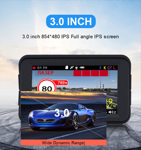 Caméra embarquée GPS Karadar K328SG avec détecteur de radar, enregistreur vidéo LCD FHD1080P, DVR, 12 mois de garantie <span class=keywords><strong>pour</strong></span> voitures russes, alarmes - Product Image 5