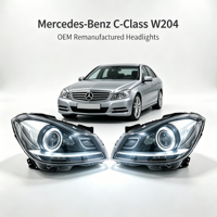 Pièces automobiles, ensemble de phares au xénon, phare avant pour Mercedes Benz W204 Classe C 2011-2014, modèle restylé, plug and play