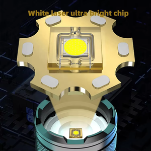 مصباح أمامي <span class=keywords><strong>LED</strong></span> قابل لإعادة الشحن عالي القدرة مع تركيز قابل للتعديل وتصنيف IP65 للتعدين والتخييم والإضاءة الخارجية الاحترافية - Product Image 2