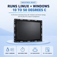 Panel PC Open Frame 19 Inci Intel Celeron J6412 1280x1024 IR Touch 12V DC Tanpa Kipas Baja VESA 100x100 Industrial