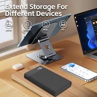 Hard Disk Eksternal 2TB untuk iPhone, iPad, Ponsel Android, MacBook, Komputer untuk Mencadangkan Dokumen |   Foto-foto |   Video Baru