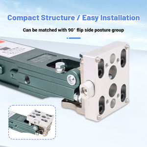 Aksesori Robot industri CNC 3240 penjepit tempat kerja Manual silinder pneumatik pemasangan mudah tarik Mount untuk <span class=keywords><strong>Gripper</strong></span> - Product Image 3