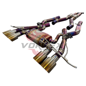 ท่อไอเสียด้านหลังแบบปล่อยควันจากไทเทเนี่ยมสีม่วง S58 M4 M3 G82 G80รถ BMW - Product Image 6