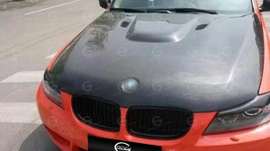Capó de Motor de Fibra de Carbono Estilo <span class=keywords><strong>E92</strong></span> M3 para <span class=keywords><strong>BMW</strong></span> Serie 3 <span class=keywords><strong>E92</strong></span> Coupé 328i 330i <span class=keywords><strong>340i</strong></span> M3, Cubierta de Motor de Fibra de Carbono - Product Image 5