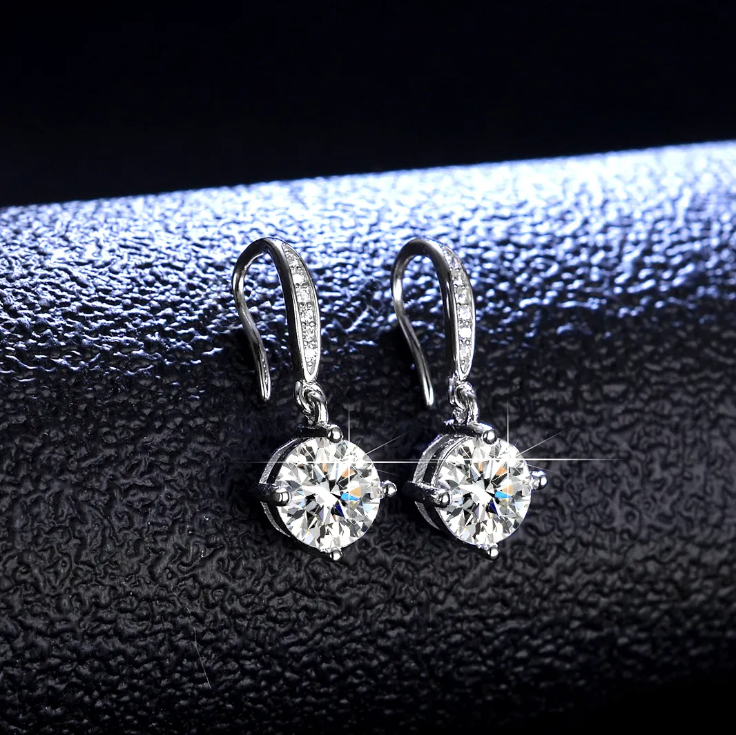 Oissanite 2022 Sterling lver tutud arrings tutud Oman INE ine eewelry Earrings