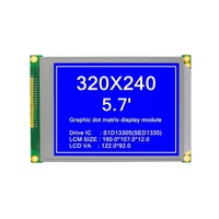 Module d'affichage LCD graphique 5,7' avec écran 320*240, résolution 320*240, circuit intégré de pilote SED1335